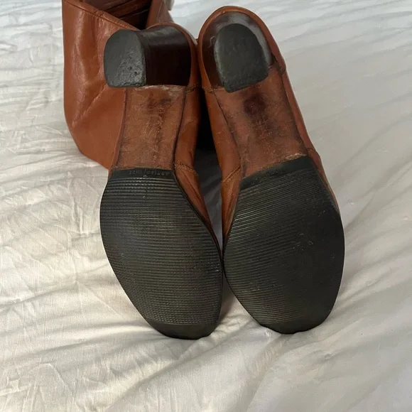 Brown Leather Knee-High Boots - Picture 6 of 6